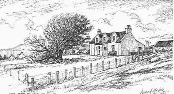Drawing of Noans house by Helens brother a great artist !